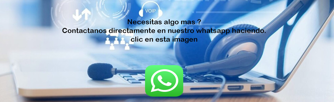 Atencion via Whatsapp